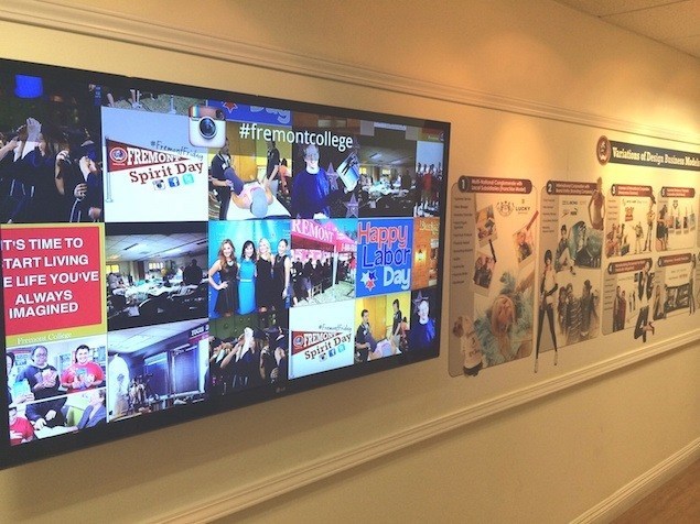 social media digital signage