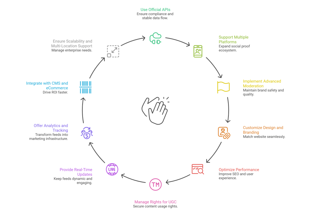 Social Media Aggregator Features