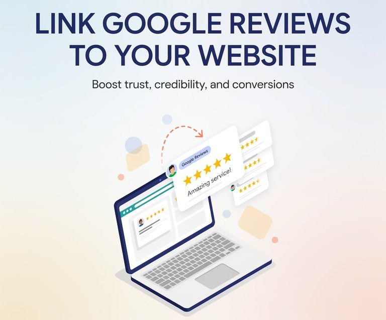 Link Google Reviews to Website